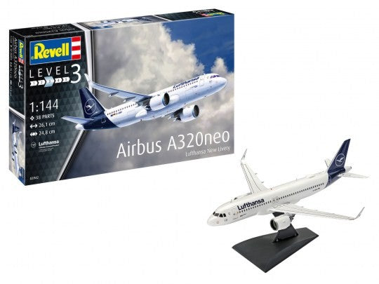 Revell 3942 1/144 Airbus A320 Neo Lufthansa Airliner
