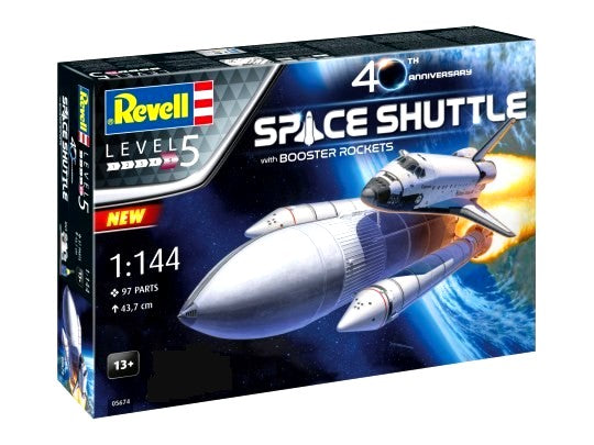Revell 5674 1/144 Space Shuttle & Booster Rockets 40th Anniversary