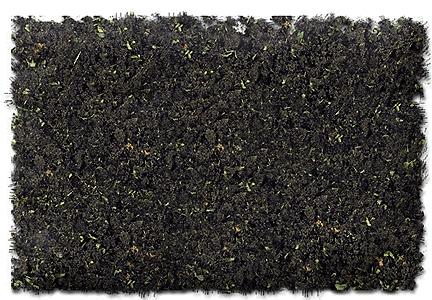 Scenic Express 888B All Scale Flock & Turf - Scenic Foams & Ground Textures - Blended Tones - 32 Ounces -- Dark Humus Blend