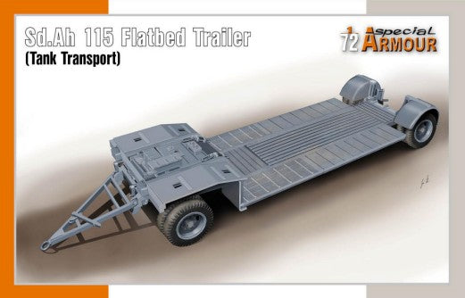 Special Hobby 172022 1/72 SdAh 115 Tank Transport Flatbed Trailer
