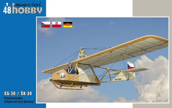 Special Hobby 48139 1/48 SG38 Schulgleiter/SK38 Komar Glider Czechoslovakia, Poland & E. Germany Markings