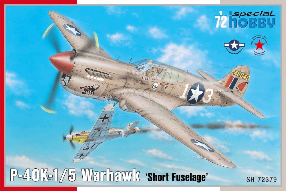 Special Hobby 72379 1/72 P40K1/5 Warhawk Short Fuselage Fighter (Re-Issue)