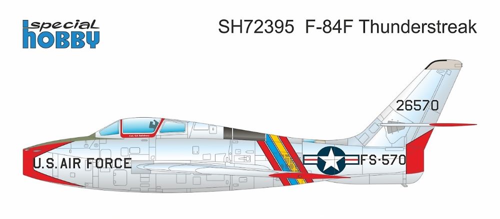 Special Hobby 72395 1/72 F84F Thunderstreak US Swept-Wing Thunder Fighter