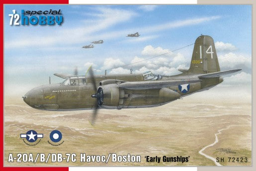 Special Hobby 72423 1/72 A20A/B/DB7C Havoc/Boston Early Gunships Light Bomber