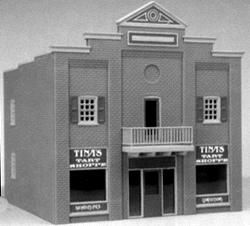Smalltown USA 6000 HO Scale City Buildings -- Tina's Tart Shoppe 4 x 4-1/8" 10 x 10.3cm