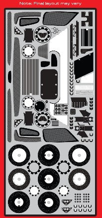 Scale Motorsport 8085 1/12 Enzo Ferrari Photo-Etch Detail Set For TAM (D)