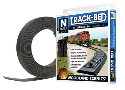 Woodland Scenics 1475 N Sub Terrain Track-Bed Roll (24')