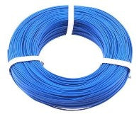 Stevens Motors 1055 BLUE 22-Gauge Single Strand Copper Plastic Coated Wire 32'/Roll