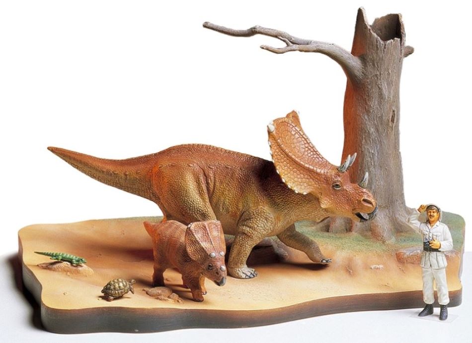 Tamiya 60101 1/35 Chasmosaurus Dinosaur Diorama Set