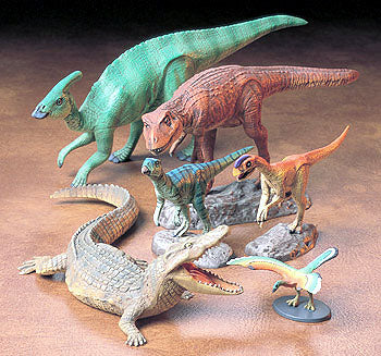Tamiya 60107 1/35 Mesozoic Creatures Sets: Dinosaurs, Reptile, Bird
