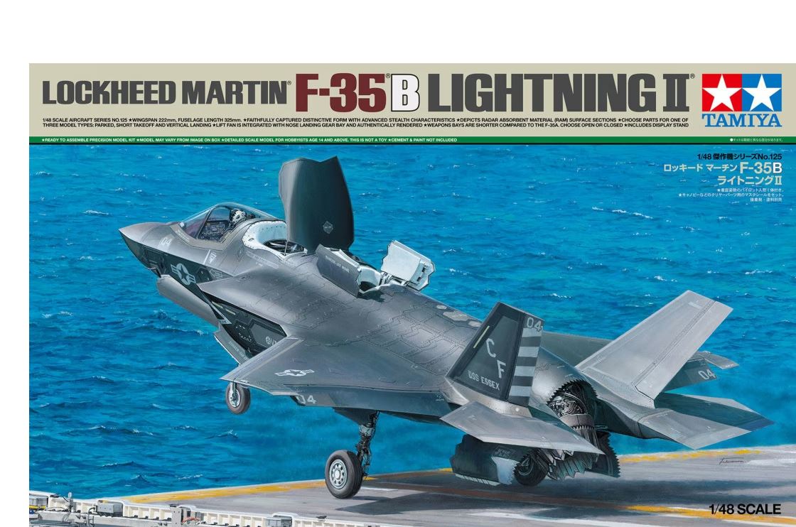 Tamiya 61125 1/48 F35B Lightning II Fighter