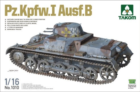 Takom 1010 1/16 PzKpfw I Ausf B Tank