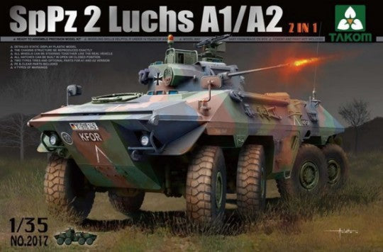 Takom 2017 1/35 SpPz2 Luchs A1/A2 Bundeswehr Recon Vehicle (2 in 1)