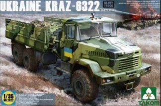 Takom 2022 1/35 Ukraine KRAZ6322 Late Type Heavy Truck