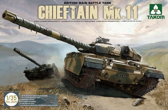 Takom 2026 1/35 British Chieftain Mk 11 Main Battle Tank