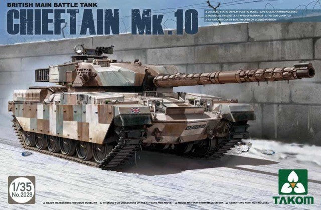 Takom 2028 1/35 British Chieftain Mk10 Main Battle Tank
