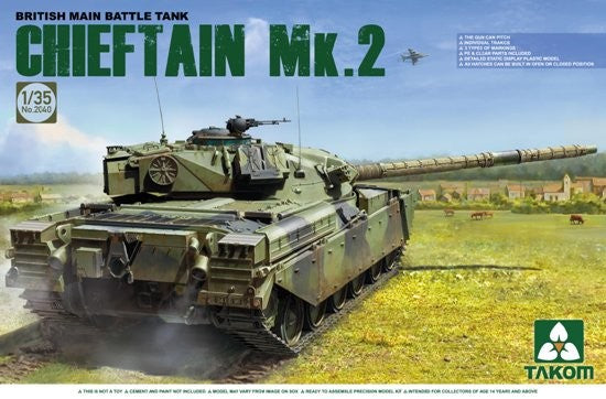 Takom 2040 1/35 British Chieftain Mk 2 Main Battle Tank