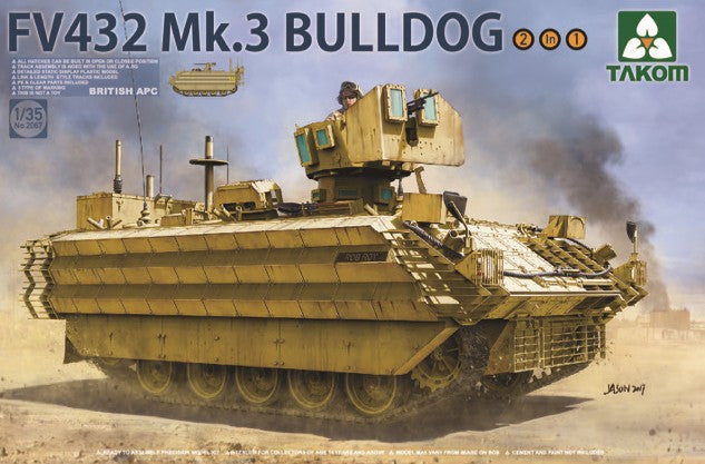 Takom 2067 1/35 British FV432 Mk 3 Bulldog Armored Personnel Carrier (2 in 1)