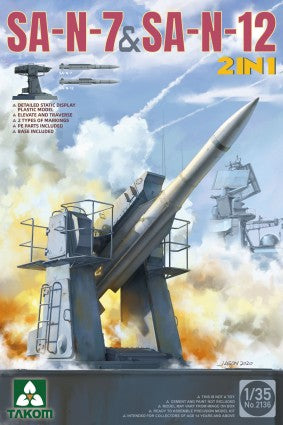 Takom 2136 1/35 SA-N7 & SA-N12 Surface-to-Air Missile System (2 in 1)
