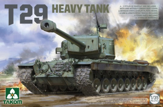 Takom 2143 1/35 US T29 Heavy Tank