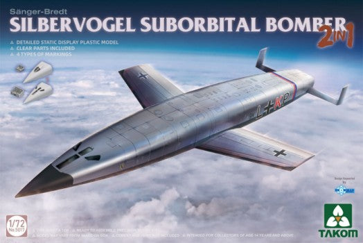 Takom 5017 1/72 Sibervogel Suborbital Bomber (2 in 1)