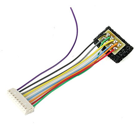 Train Control Systems (TCS) 1036 HO Scale C628 T Series DCC Decoder Harness -- With 8-Pin NMRA Plug for C628/630