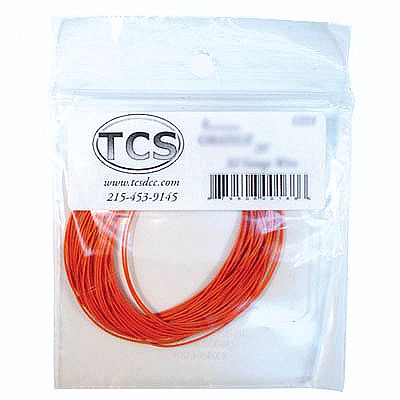 Train Control Systems (TCS) 1210 All Scale 32 Gauge Wire 10' 3.05m Roll -- Orange