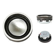 Train Control Systems (TCS) 1694 HO Scale High-Bass Round Speaker -- 1-1/8" 28mm Diameter