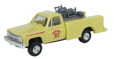 Trident Miniatures 900622 HO Scale Emergency -- CFE Mini-Pumper "SCAT" (Lime Green)