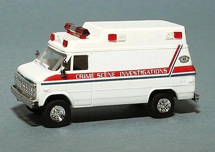 Trident Miniatures 90311 HO Scale Chevrolet Van - Emergency - Police Vehicles -- Missouri State Highway Patrol - Crime Scene Investigations (CSI) Unit
