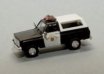 Trident Miniatures 90339 HO Scale Chevrolet Blazer - Emergency - Police Vehicles -- California Highway Patrol