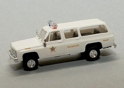 Trident Miniatures 90348 HO Scale Chevrolet Suburban - Emergency - Police Vehices -- United States Department of Homeland Security - Secret Service