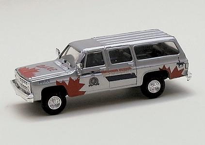 Trident Miniatures 90350 HO Scale Chevrolet Suburban - Emergency - Police Vehicles -- Royal Canadian Mounted Police - Drug Abuse Resistance Education Unit