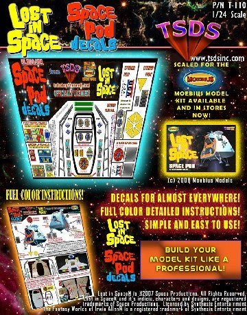 TSDS 110 1/24 LiS Space Pod Decal Set for MOE