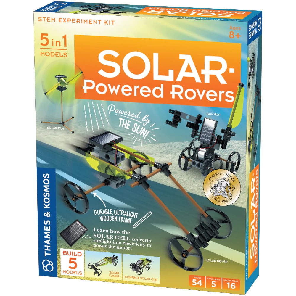 Thames & Kosmos 550030 Solar Powered Rovers 5-in-1 Model STEM Experiment Kit