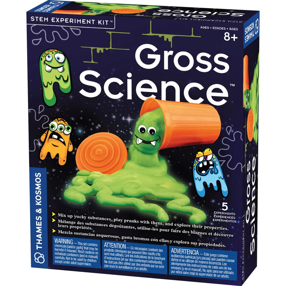 Thames & Kosmos 551106 Gross Science Non-Toxic Slime STEM Experiment Kit