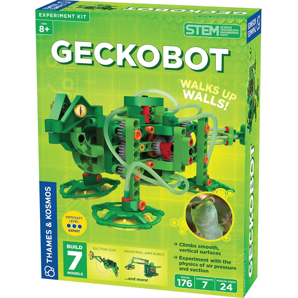 Thames & Kosmos 620365 Geckobot Wall-Climbing Robot Experiment Kit