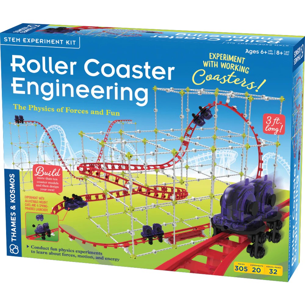 Thames & Kosmos 625417 Roller Coaster Engineering STEM Experiment Kit