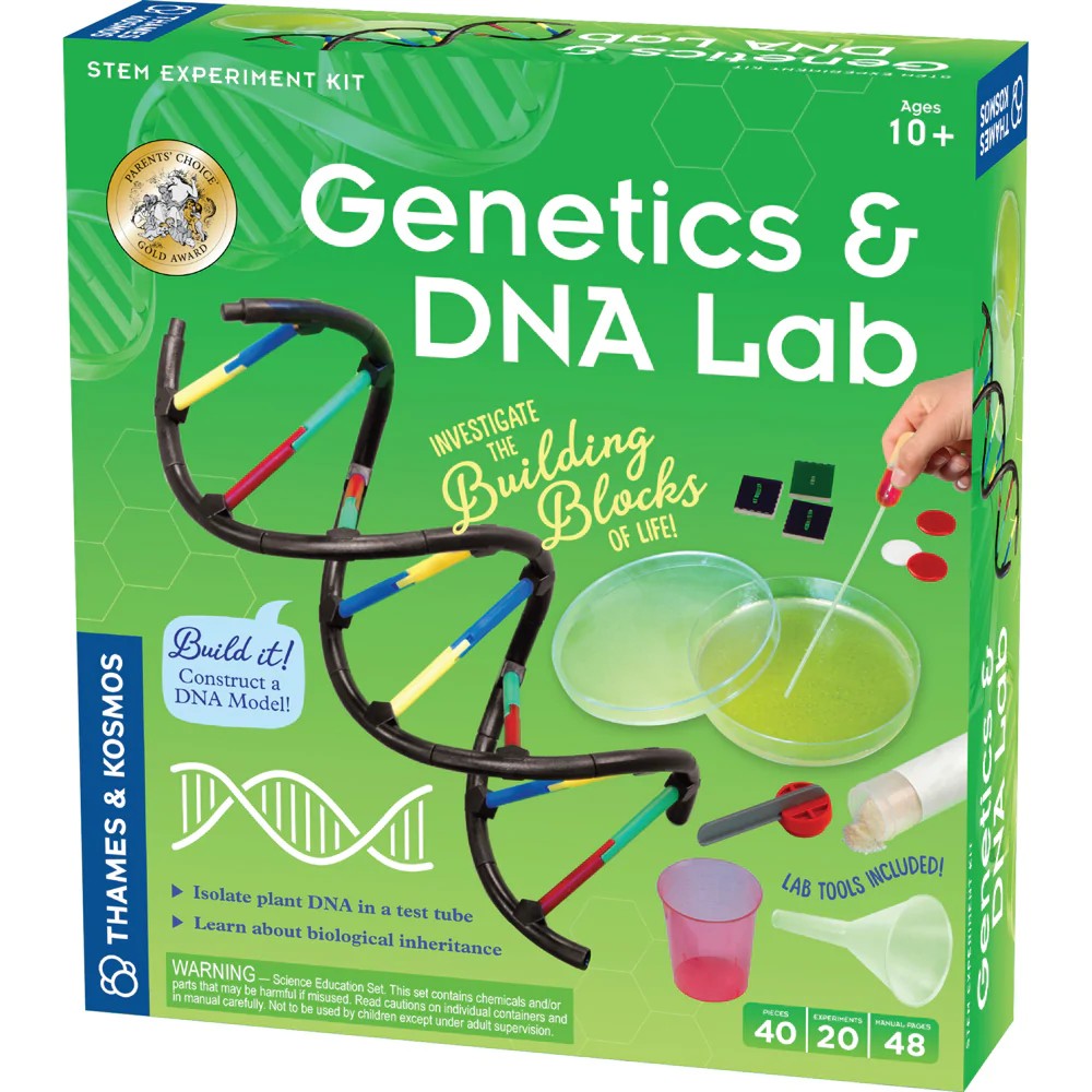 Thames & Kosmos 665007 Genetics & DNA Lab STEM Experiment Kit (D)