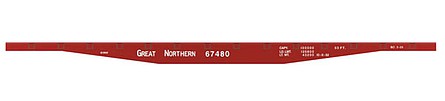 Tichy Trains 10008 HO Scale Railroad Decal Set -- Great Northern 50' 67000 Series Flatcar