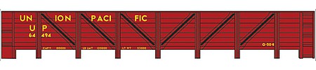 Tichy Trains 10175 HO Scale Railroad Decal Set -- Union Pacific GS Wood Gondola (Yellow Lettering)
