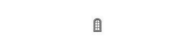 Tichy Trains 2507 N Scale Windows - Round Top pkg(12) -- Scale 26" Wide x 55" High (Fits .22 x .40" Opening)