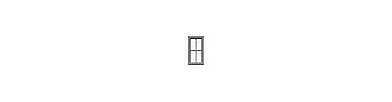 Tichy Trains 2509 N Scale Windows - Double Hung pkg(12) -- 2/2 Scale 30" Wide x 62" High (Fits .21 x .415" Opening)