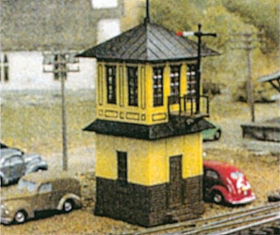 Tichy Trains 26012 N Scale Wooden Signal Tower -- Kit pkg(2)