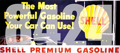 Tichy Trains 8424 HO Scale Shell Premium Gasoline Billboard - Kit
