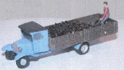 The N Scale Architect 20028 N Scale 1929 Chevrolet Coal Delivery Truck - Kit -- With Figure