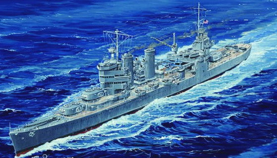 Trumpeter 5743 1/700 USS Astoria CA34 Heavy Cruiser 1942