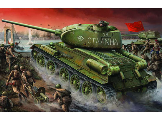 Trumpeter 904 1/16 Russian T34/85 Mod 1944 Factory Nr.174 Early Tank
