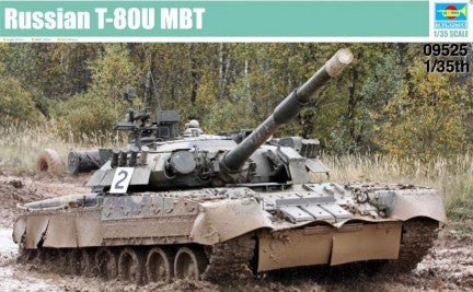 Trumpeter 9525 1/35 Russian T80U Main Battle Tank
