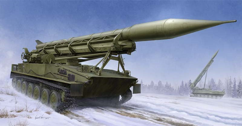 Trumpeter 9545 1/35 Soviet 2P16 Launcher w/2K6 Luna (FROG5) Missile